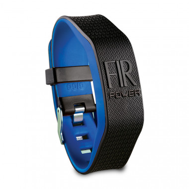 Bracelete Double FIR Power - Preto/Azul